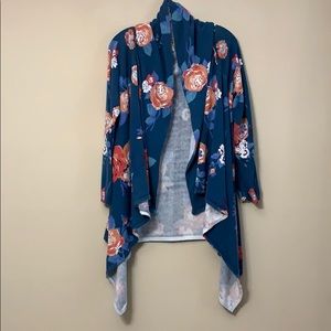 Matilda Jane Floral Print Cascading Sweater XXL